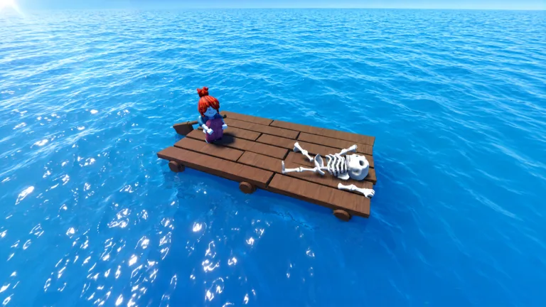 100 Days At Sea Roblox island exploration thumbnail